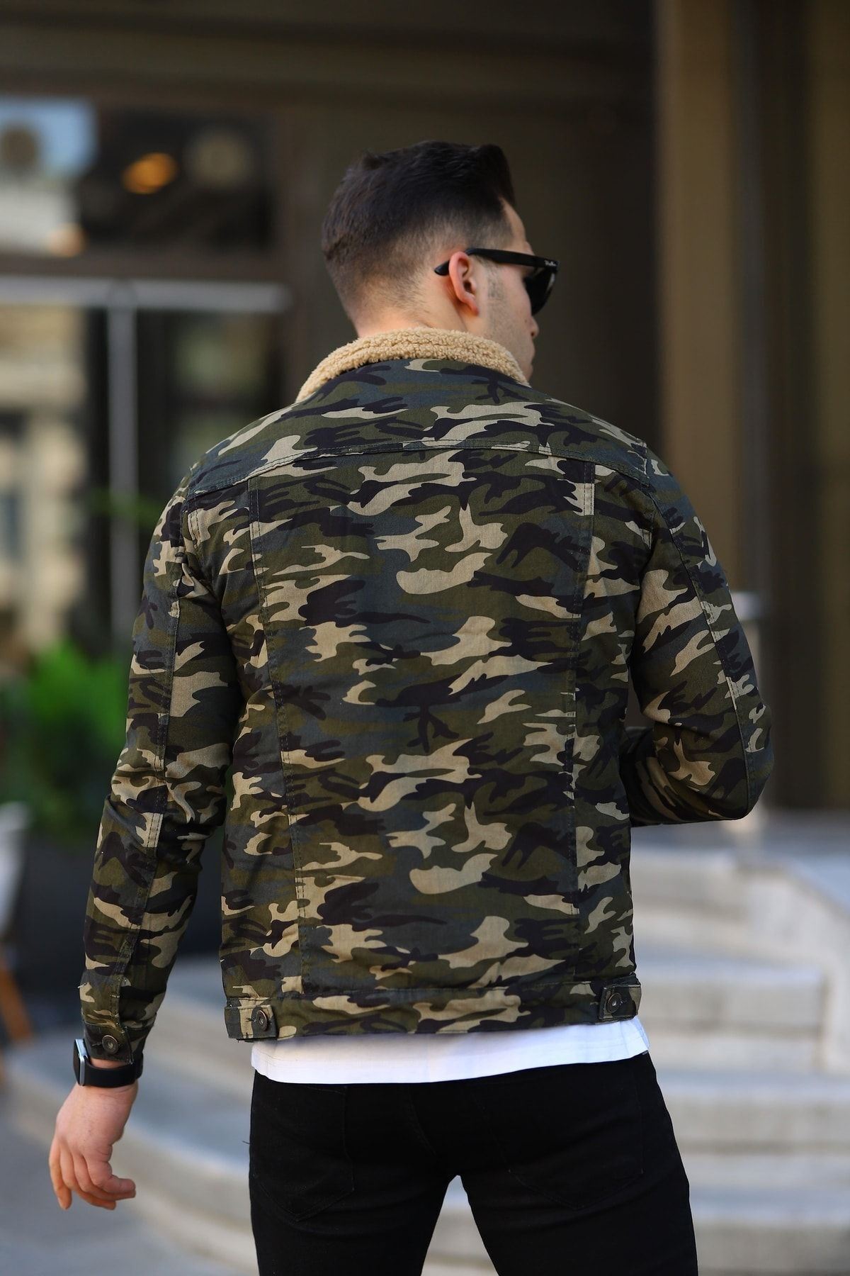 Erkek Içi Kürklü Kot Ceket