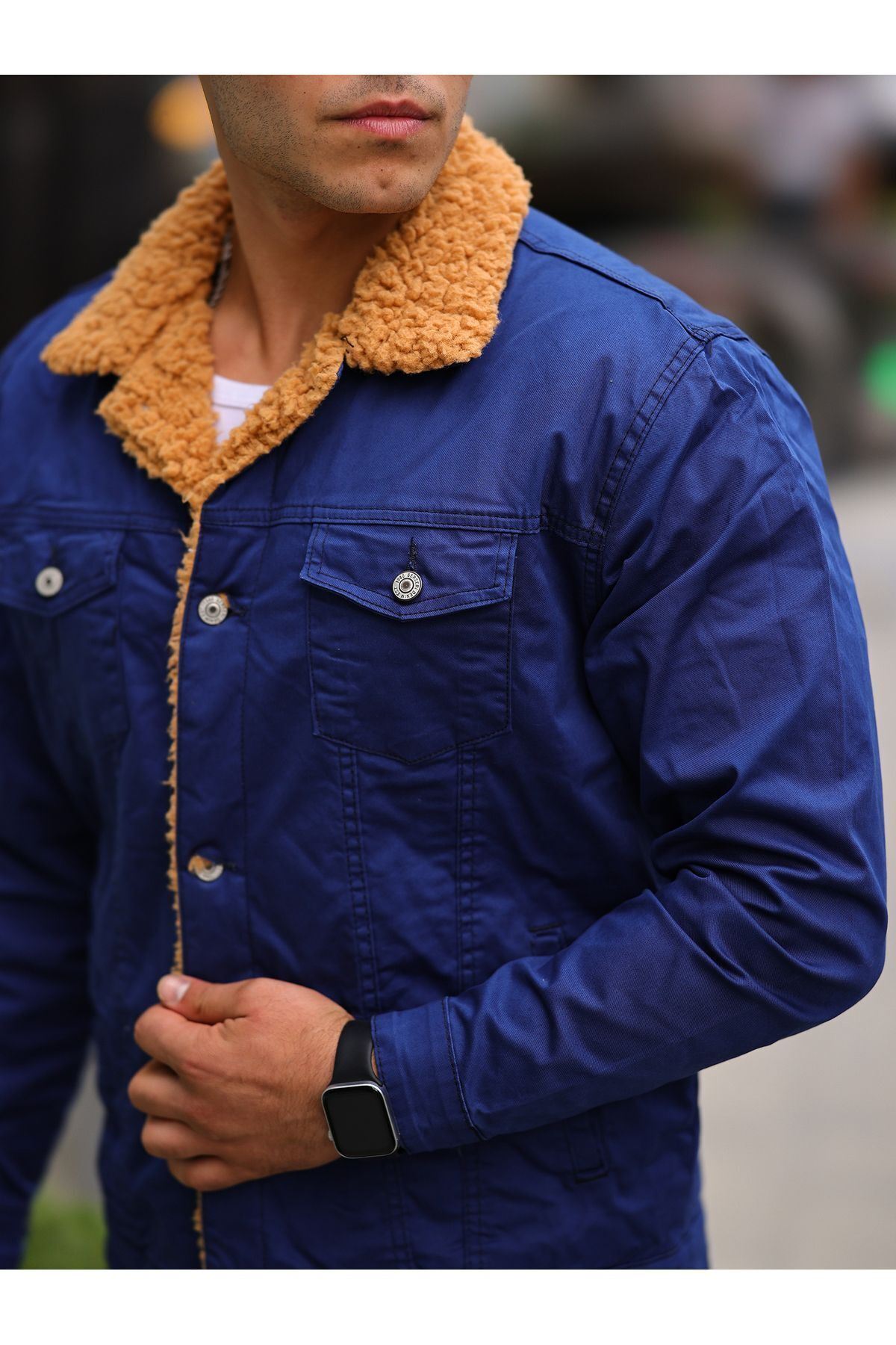 ERKEK İÇİ KÜRKLÜ KOT CEKET