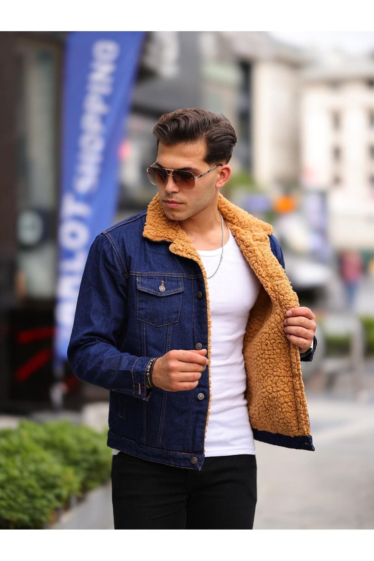 ERKEK İÇİ KÜRKLÜ KOT CEKET