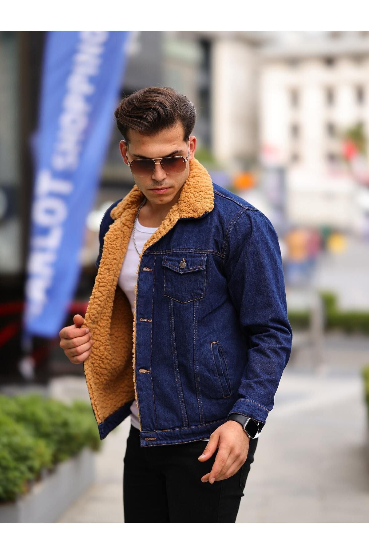 ERKEK İÇİ KÜRKLÜ KOT CEKET