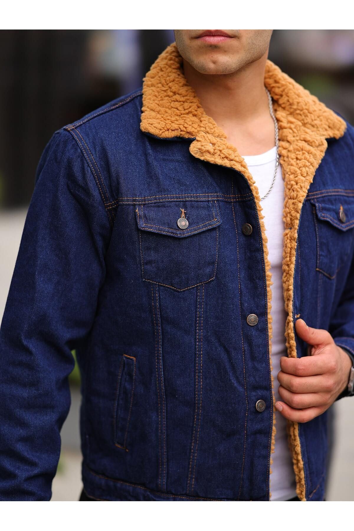 ERKEK İÇİ KÜRKLÜ KOT CEKET