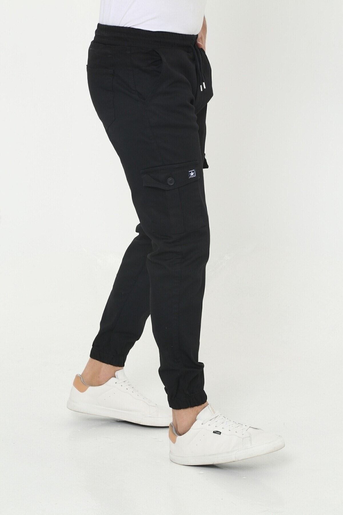 Erkek Körüklü Jogger Paça Lastikli Pantolon