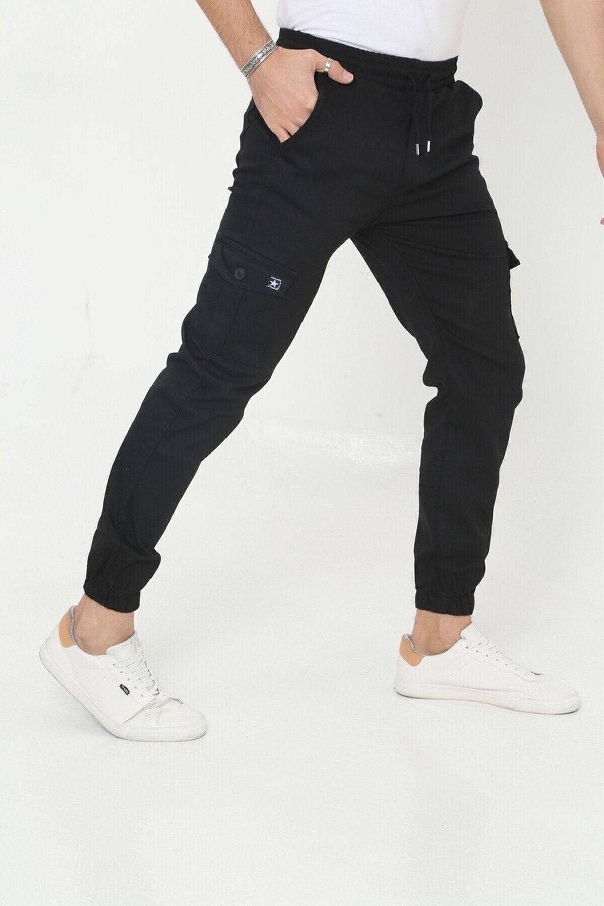 Erkek Körüklü Jogger Paça Lastikli Pantolon