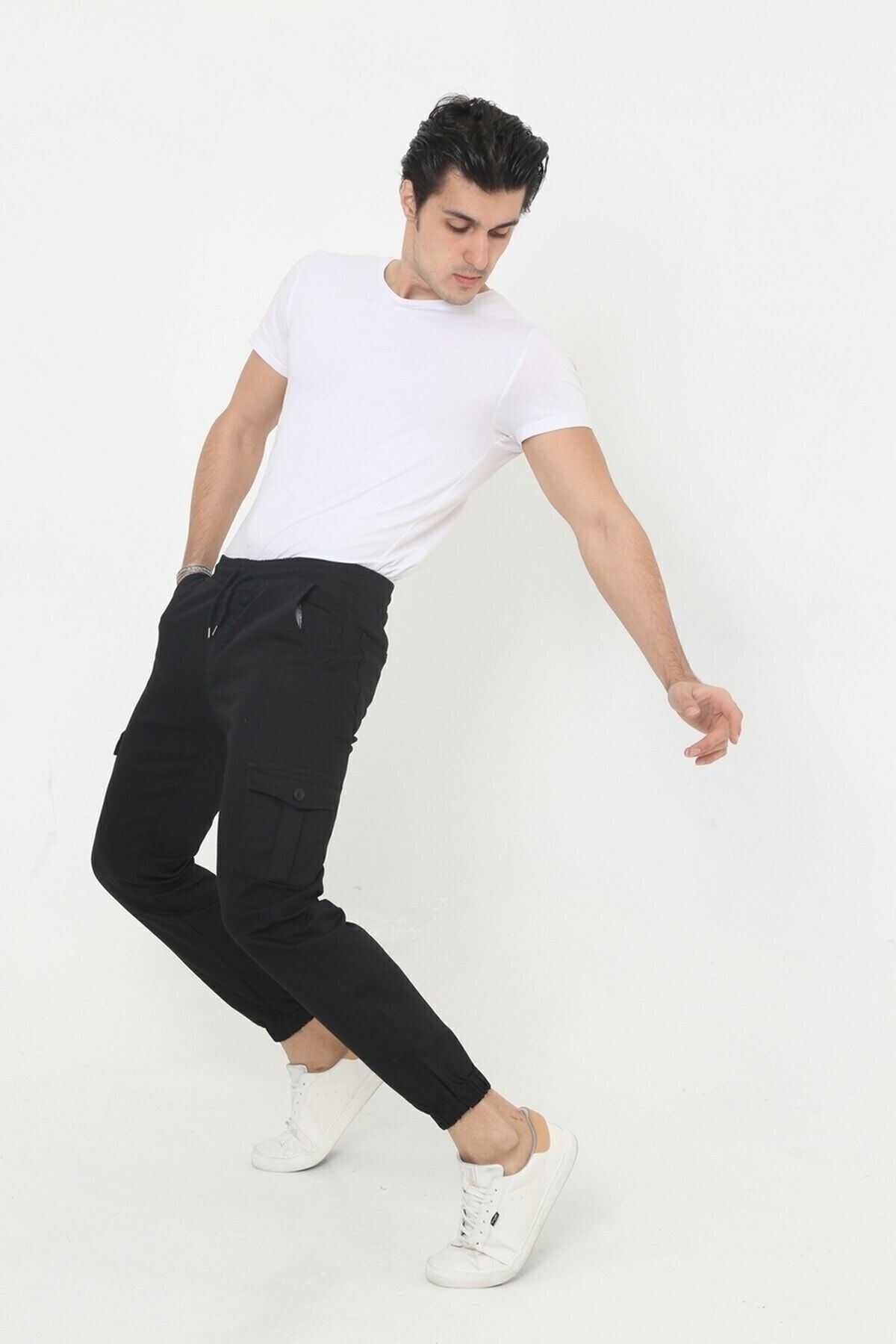 Erkek Körüklü Jogger Paça Lastikli Pantolon
