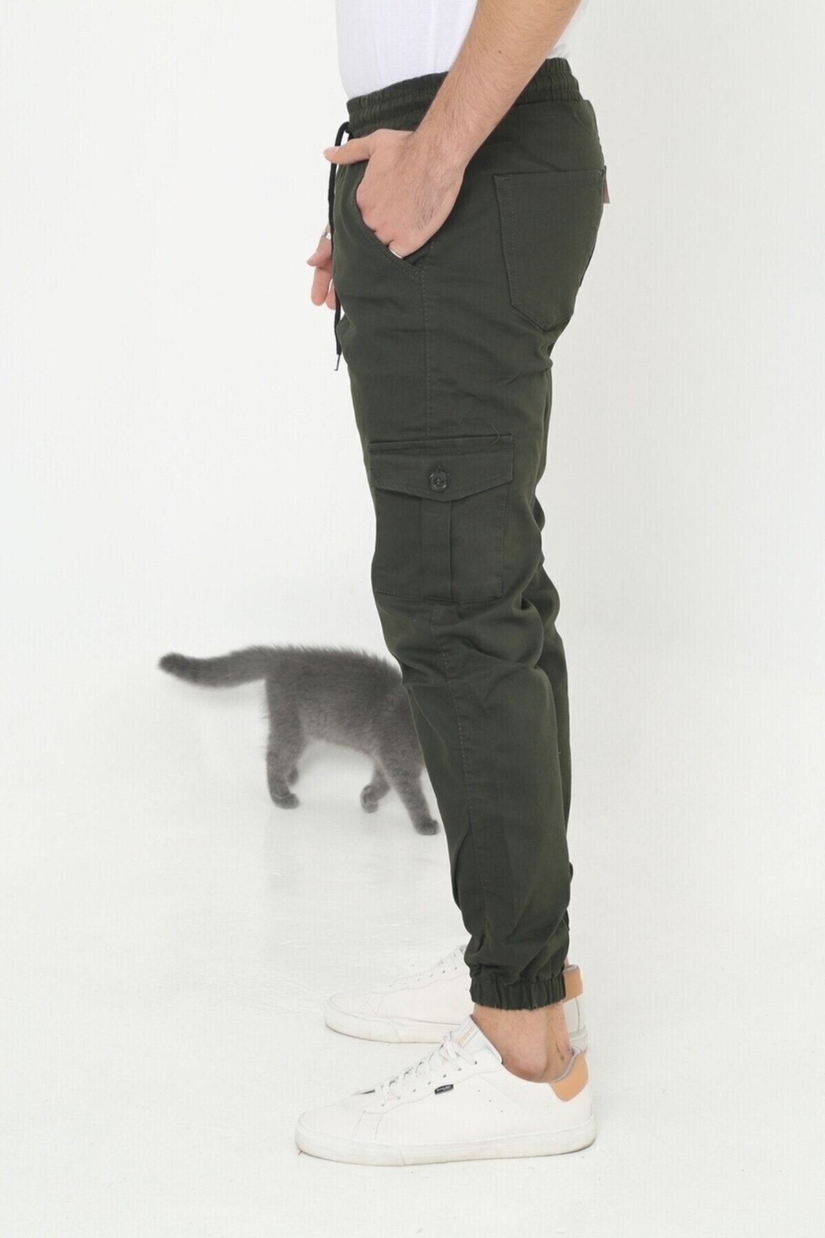 Erkek Körüklü Jogger Paça Lastikli Pantolon