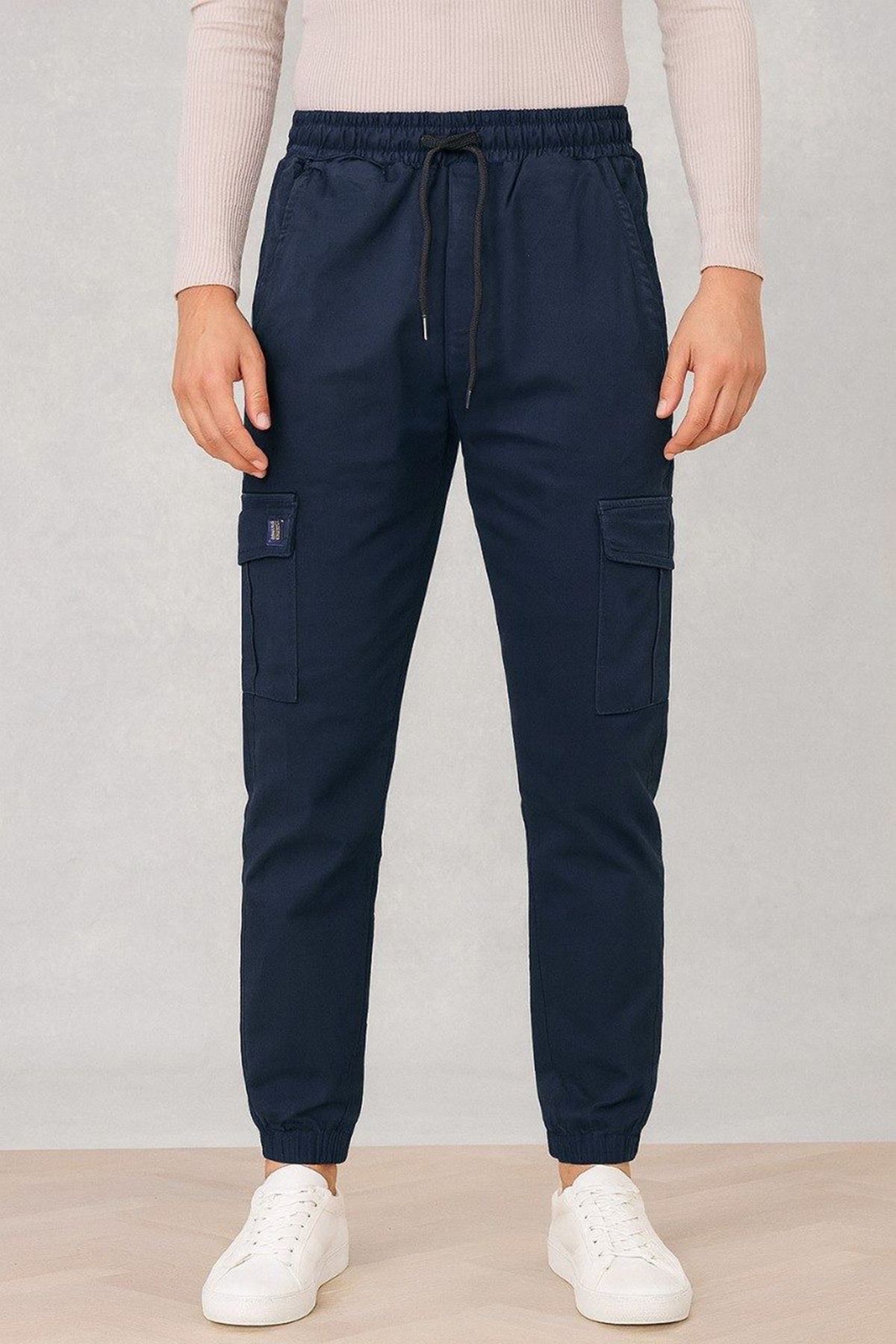 Erkek Körüklü Jogger Paça Lastikli Pantolon