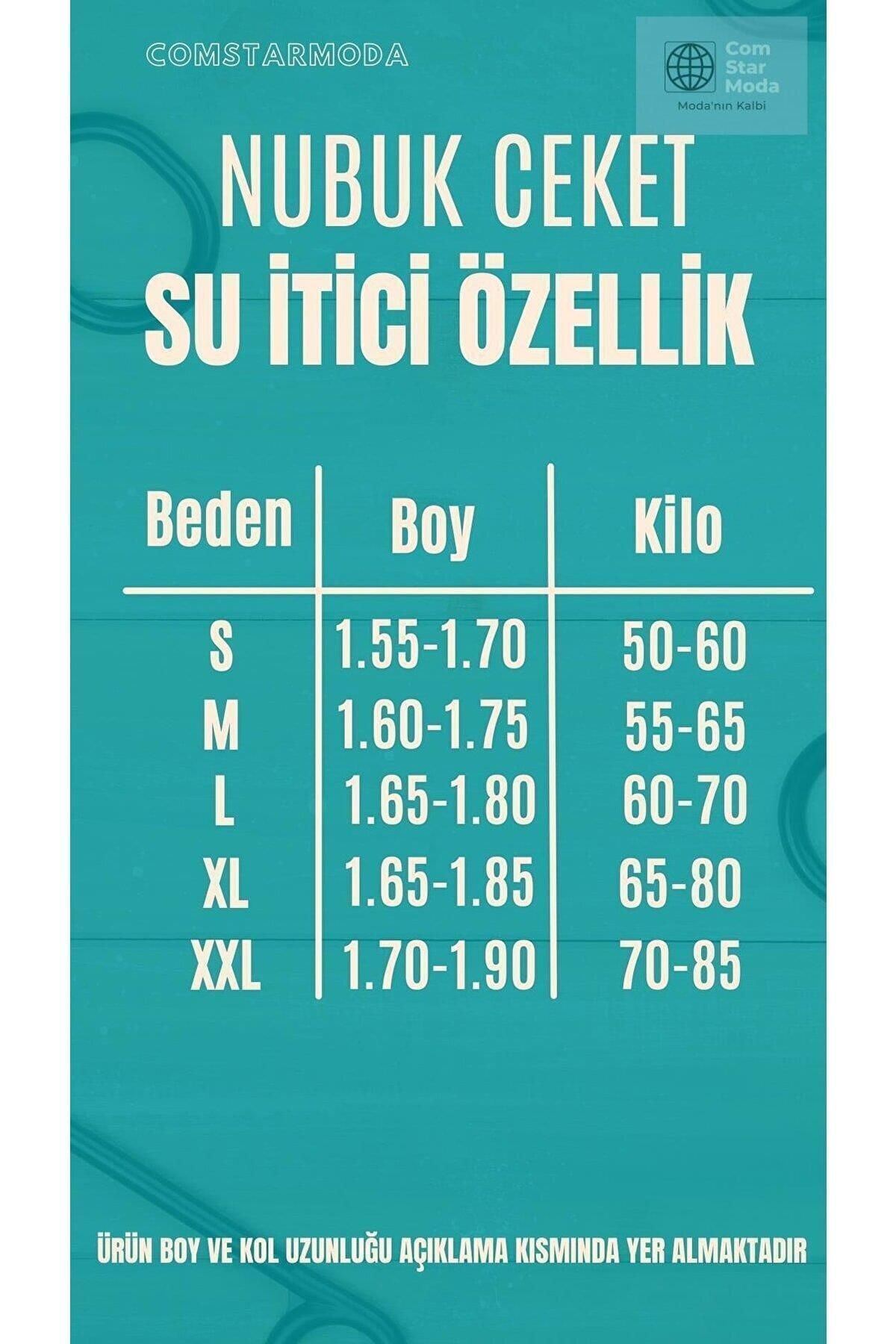 Erkek Dar Kesim Nubuk Süet Astarsız Likralı Su Itici Kolej Ceket