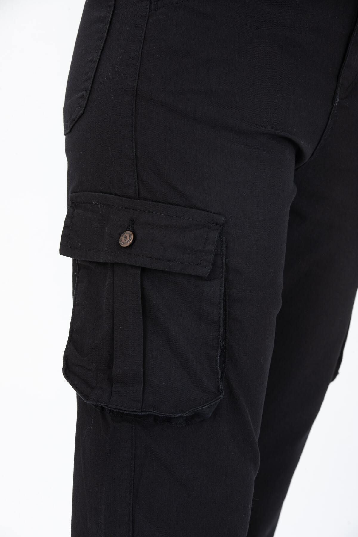 Kadın Jogger Rahat Kalıp Paça Lastikli Gabardin Pantolon