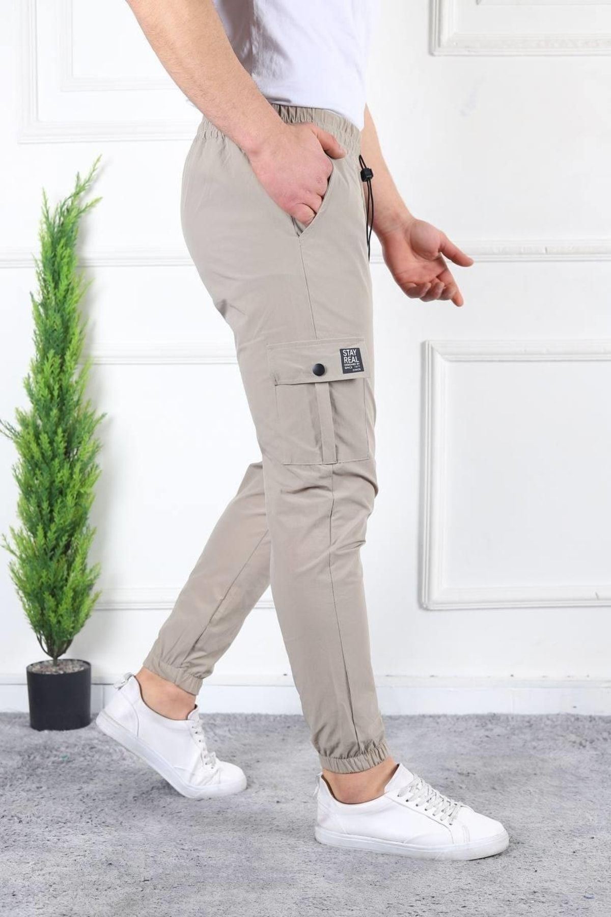 Erkek Slim Fit Jogger Alt Eşofman