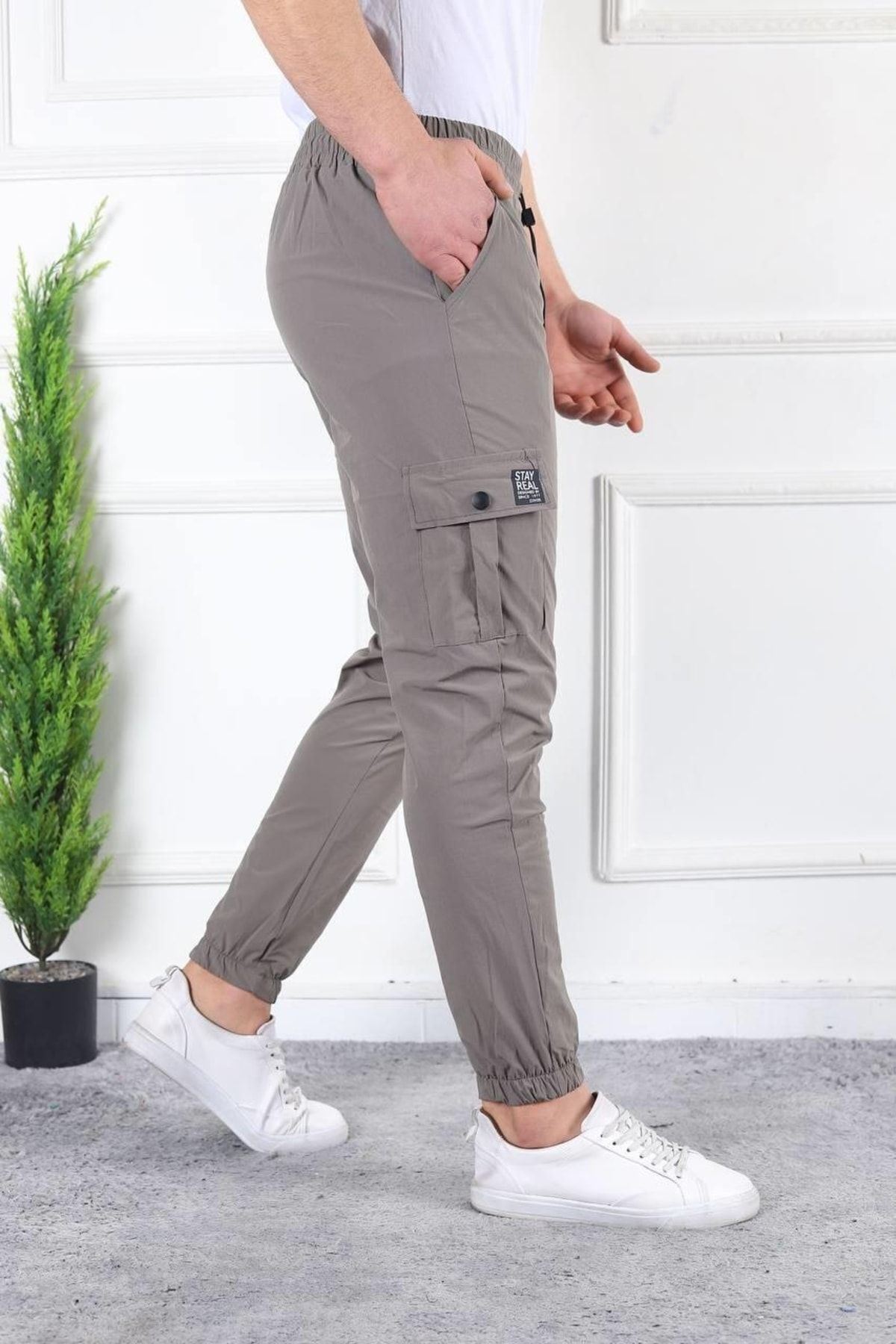 Erkek Slim Fit Jogger Alt Eşofman
