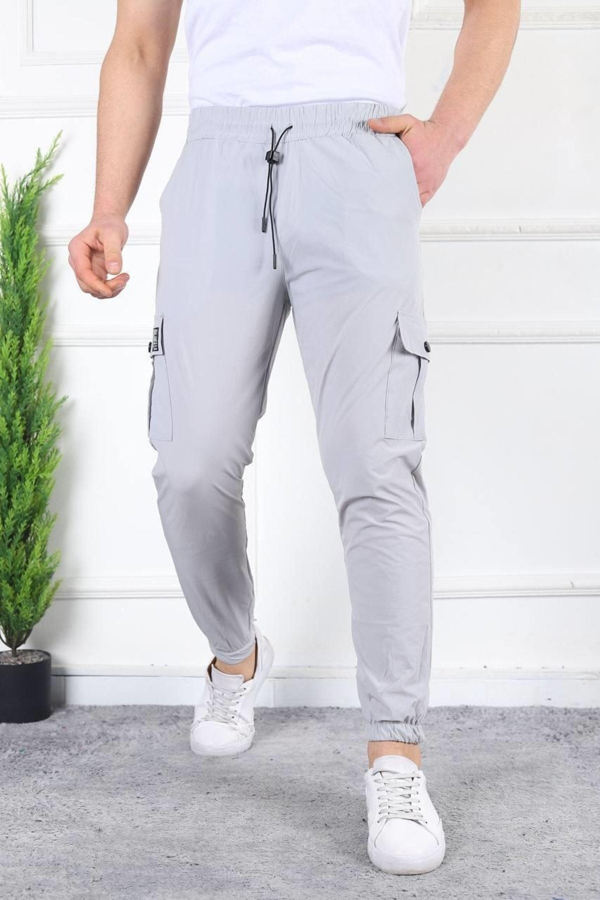 Erkek Slim Fit Jogger Alt Eşofman