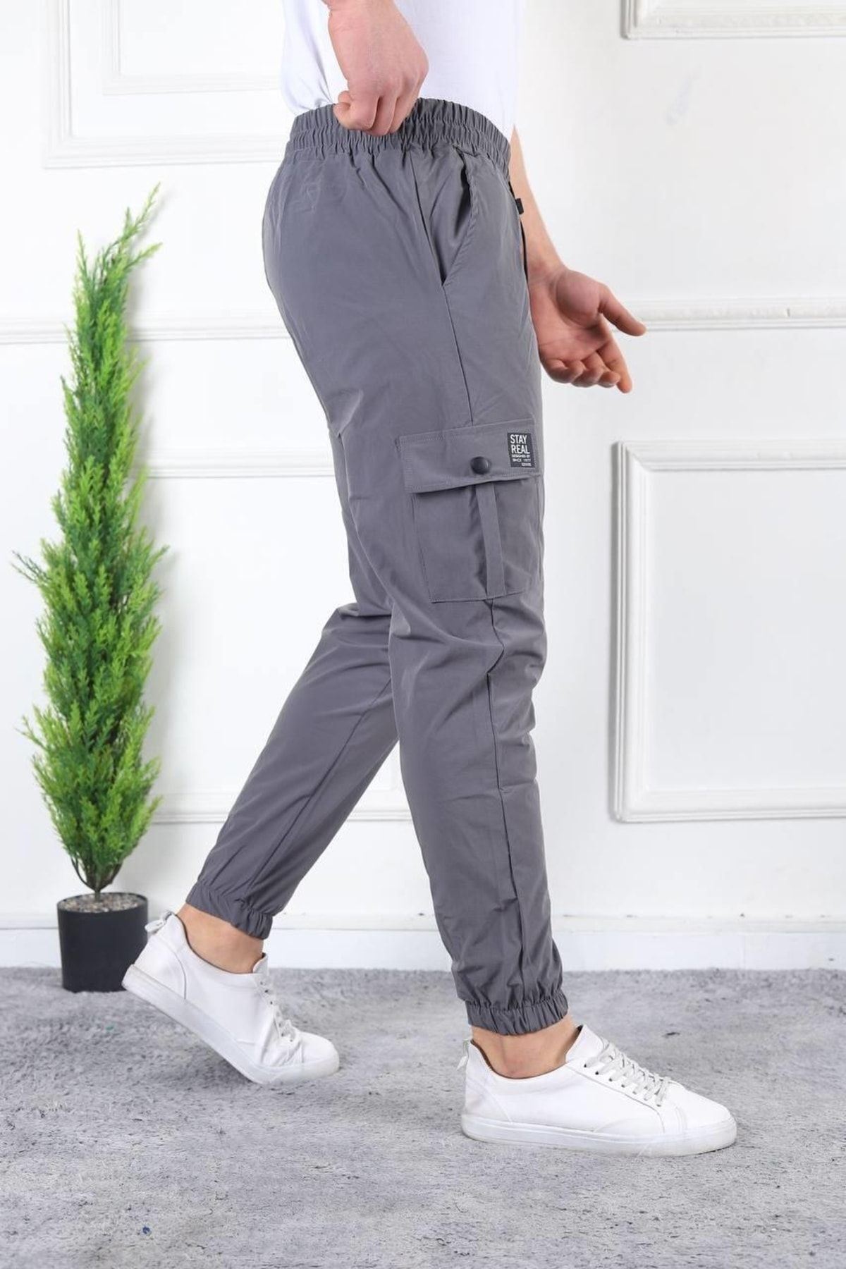 Erkek Slim Fit Jogger Alt Eşofman