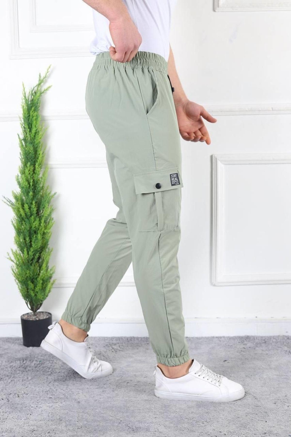 Erkek Slim Fit Jogger Alt Eşofman