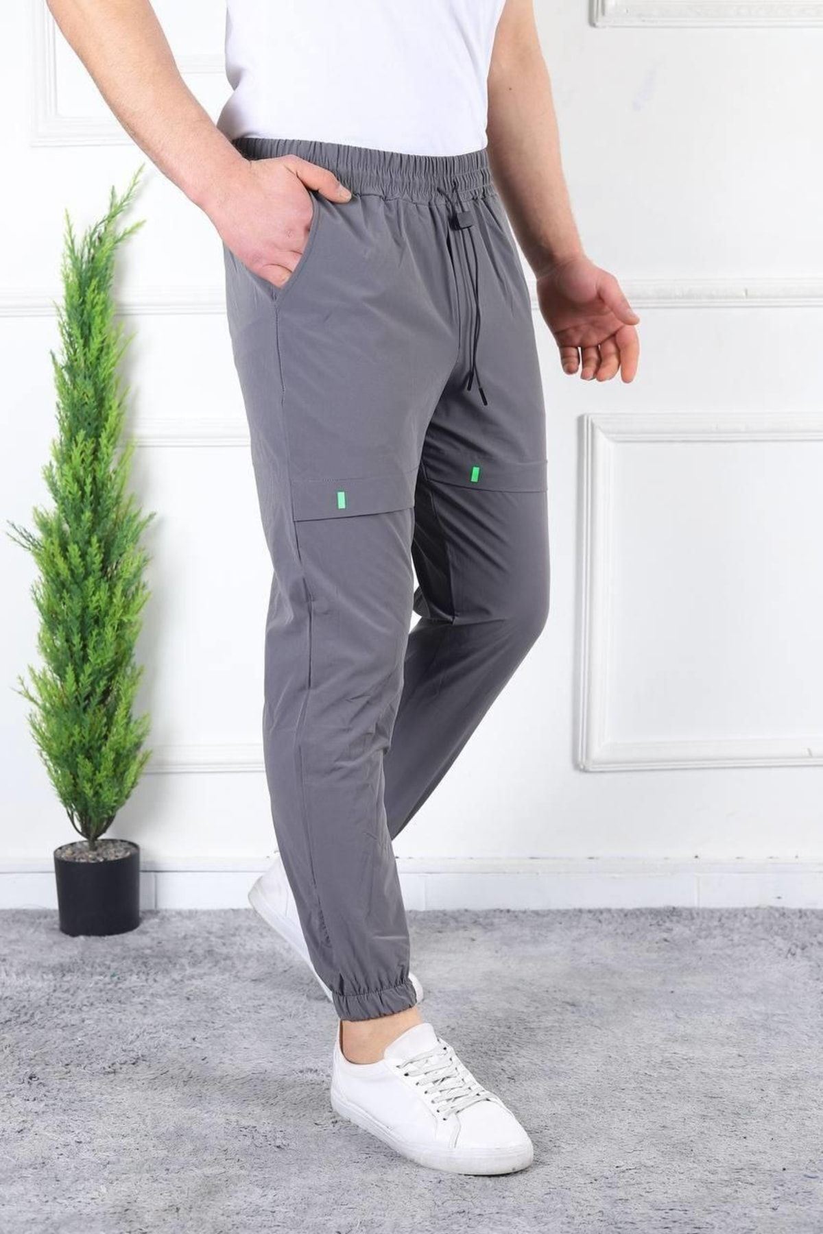 Erkek Slim Fit Jogger Alt Eşofman