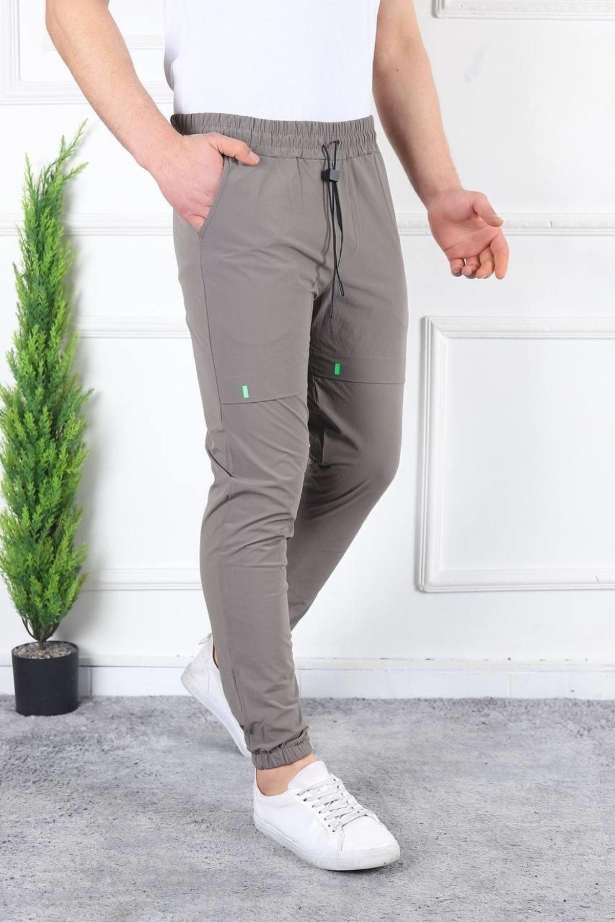 Erkek Slim Fit Jogger Alt Eşofman
