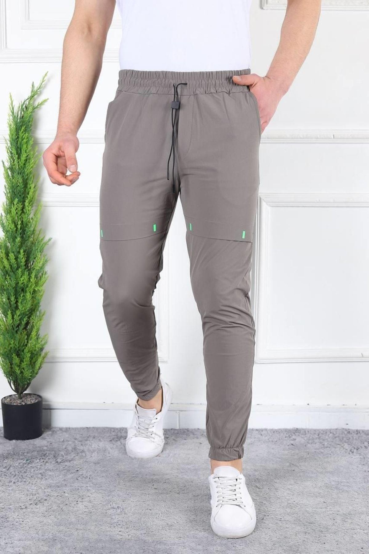 Erkek Slim Fit Jogger Alt Eşofman