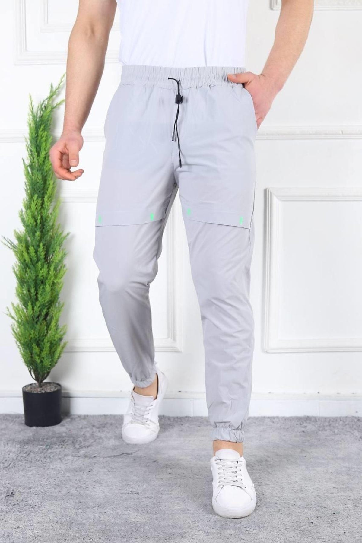 Erkek Slim Fit Jogger Alt Eşofman
