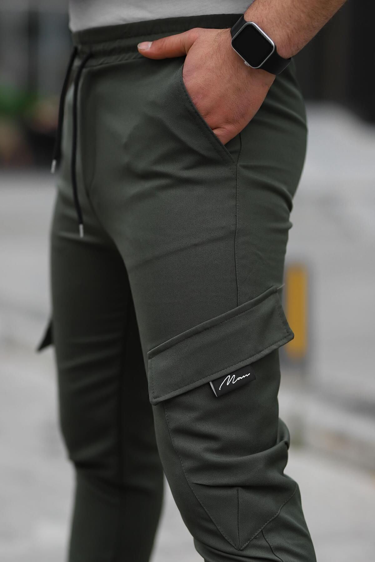 Erkek Bel Lastikli Jogger Paça Lastik Pantolon