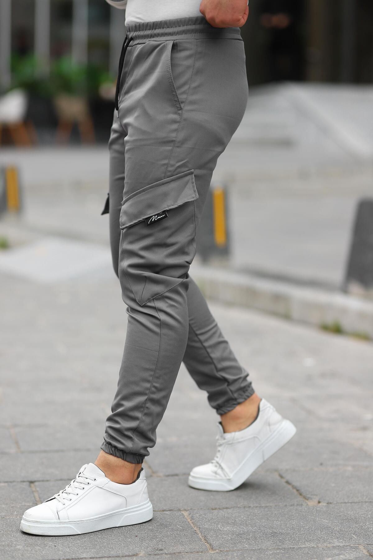 Erkek Bel Lastikli Jogger Paça Lastik Pantolon