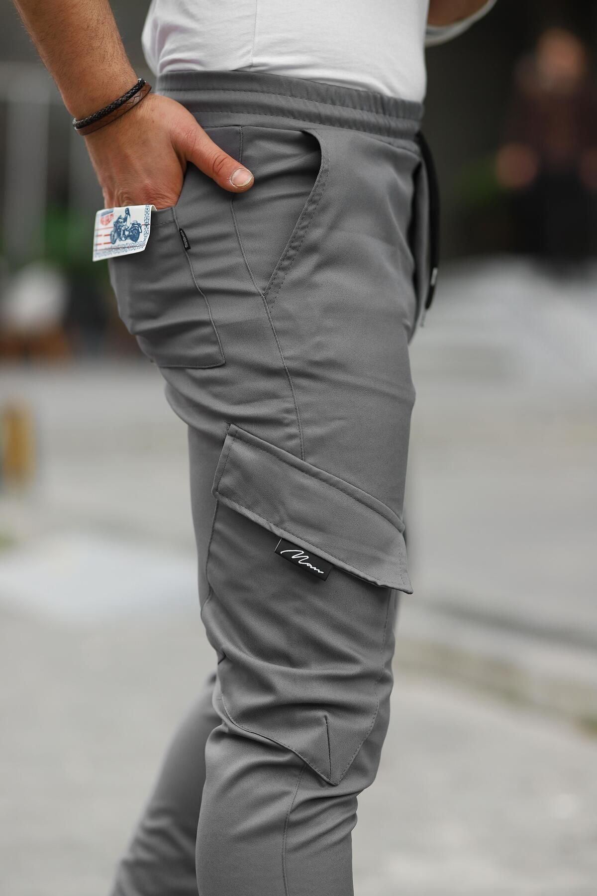 Erkek Bel Lastikli Jogger Paça Lastik Pantolon