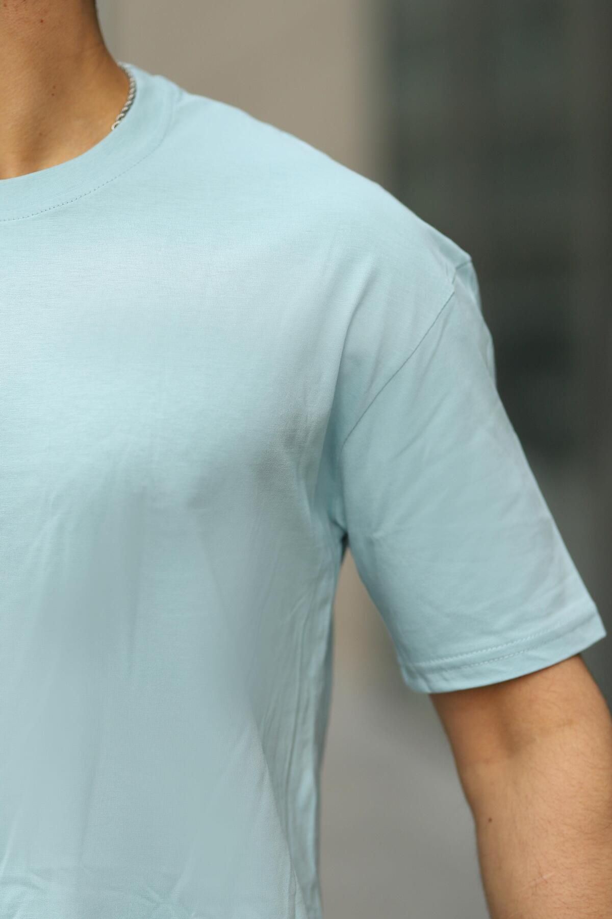 Erkek Oversize Baskısız Tişört