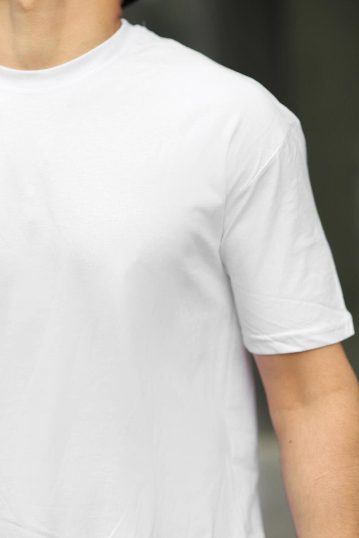 Erkek Oversize Baskısız Tişört