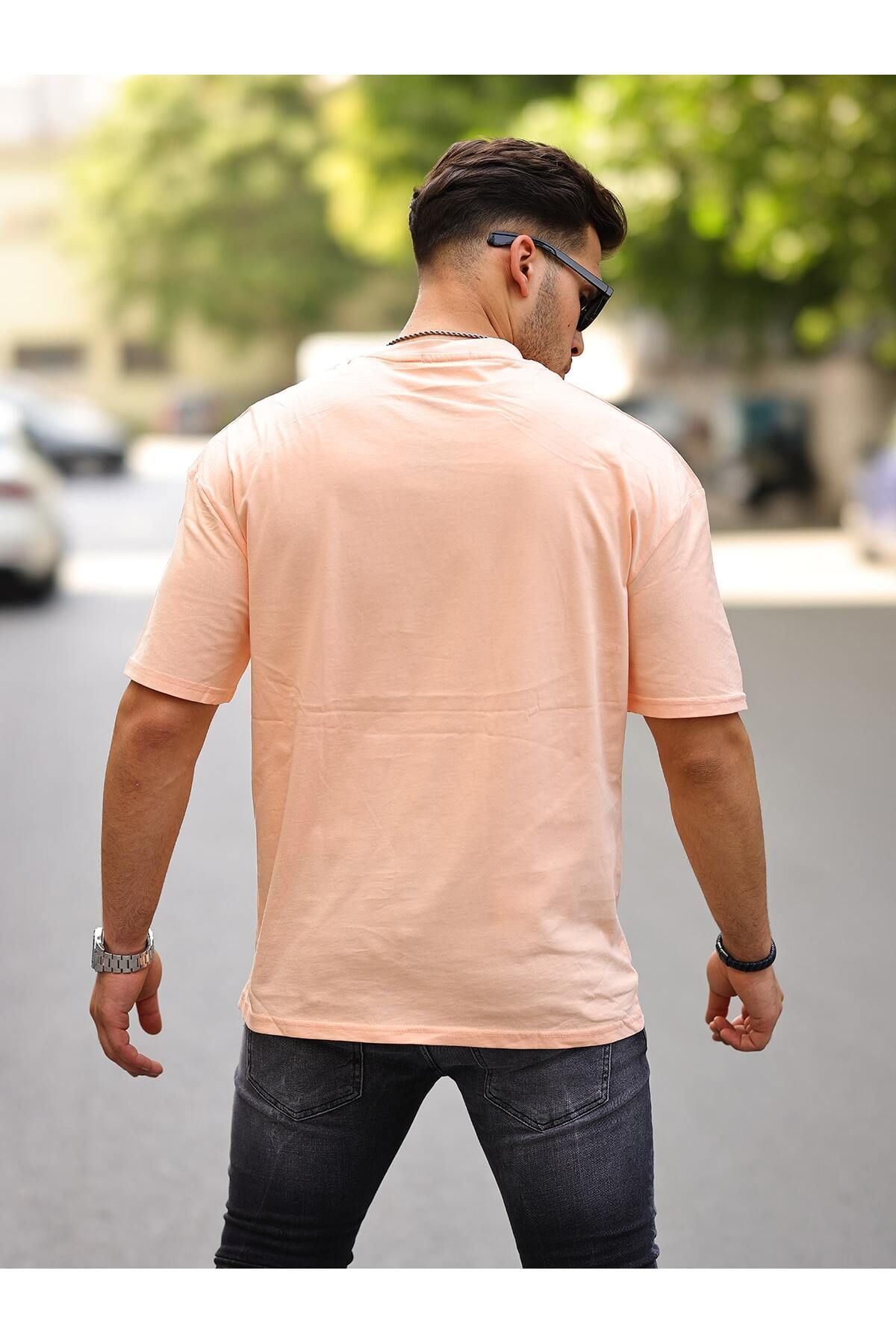 Erkek Oversize Baskısız Tişört