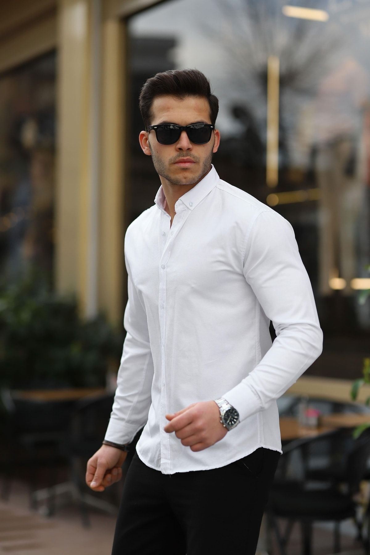 Erkek Klasik Slim Fit Gömlek