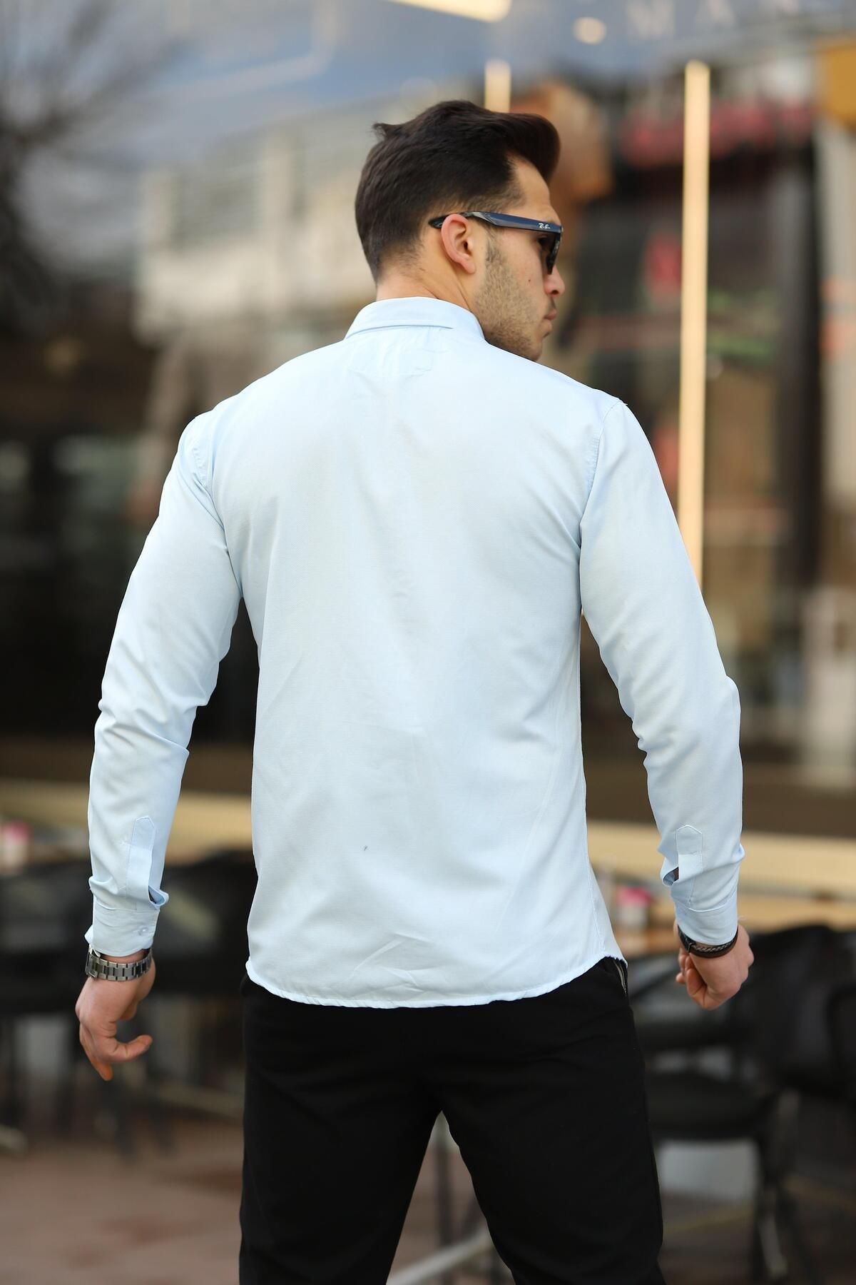 Erkek Klasik Slim Fit Gömlek