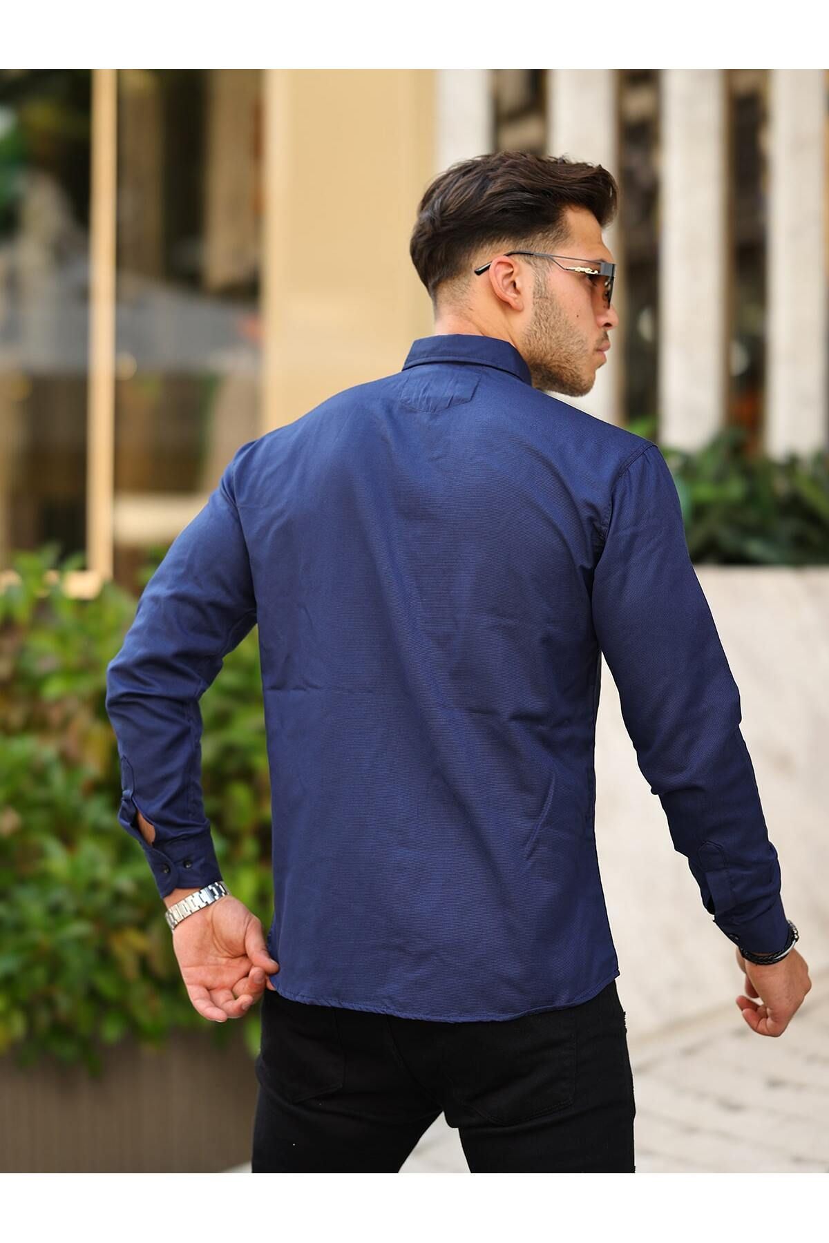 Erkek Klasik Slim Fit Gömlek