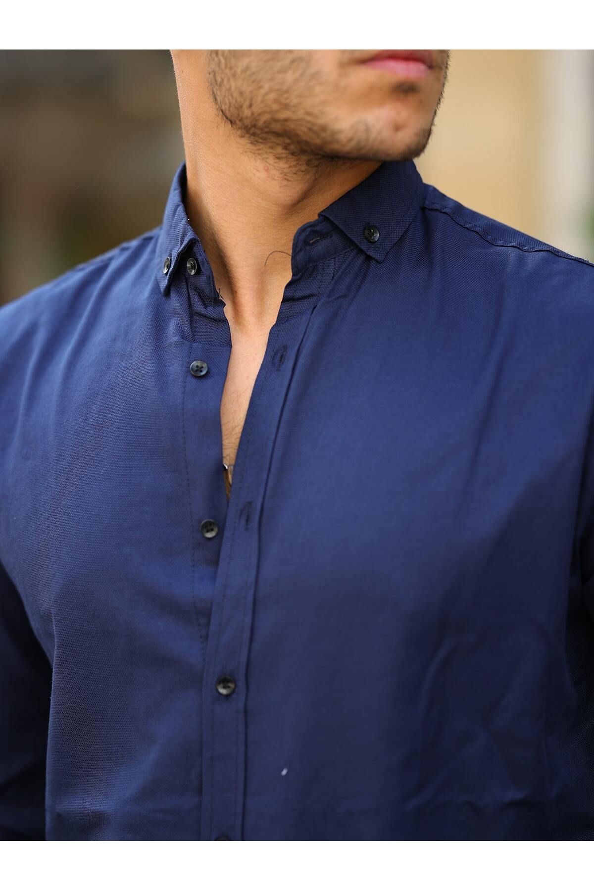 Erkek Klasik Slim Fit Gömlek