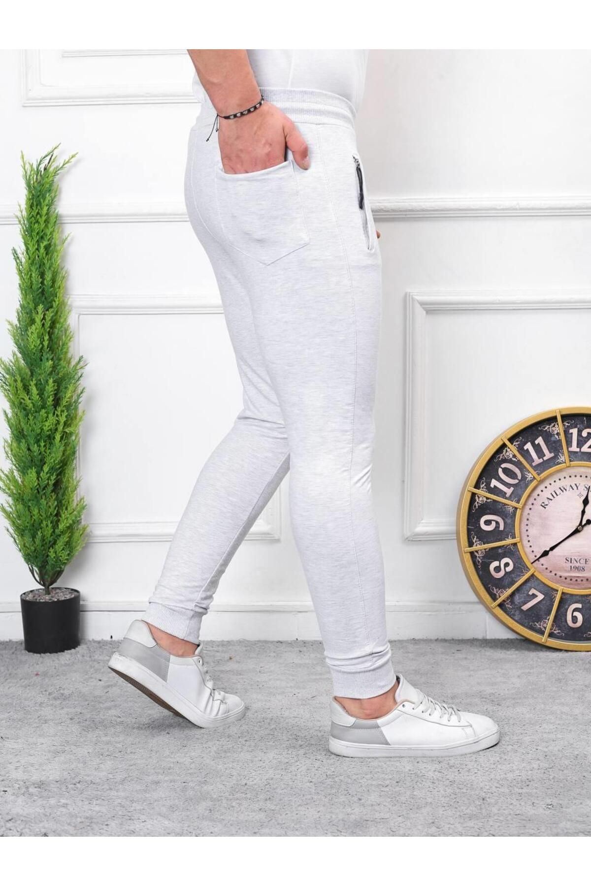 Erkek Iki Iplik Compact Kumaş Baskılı Eşofman