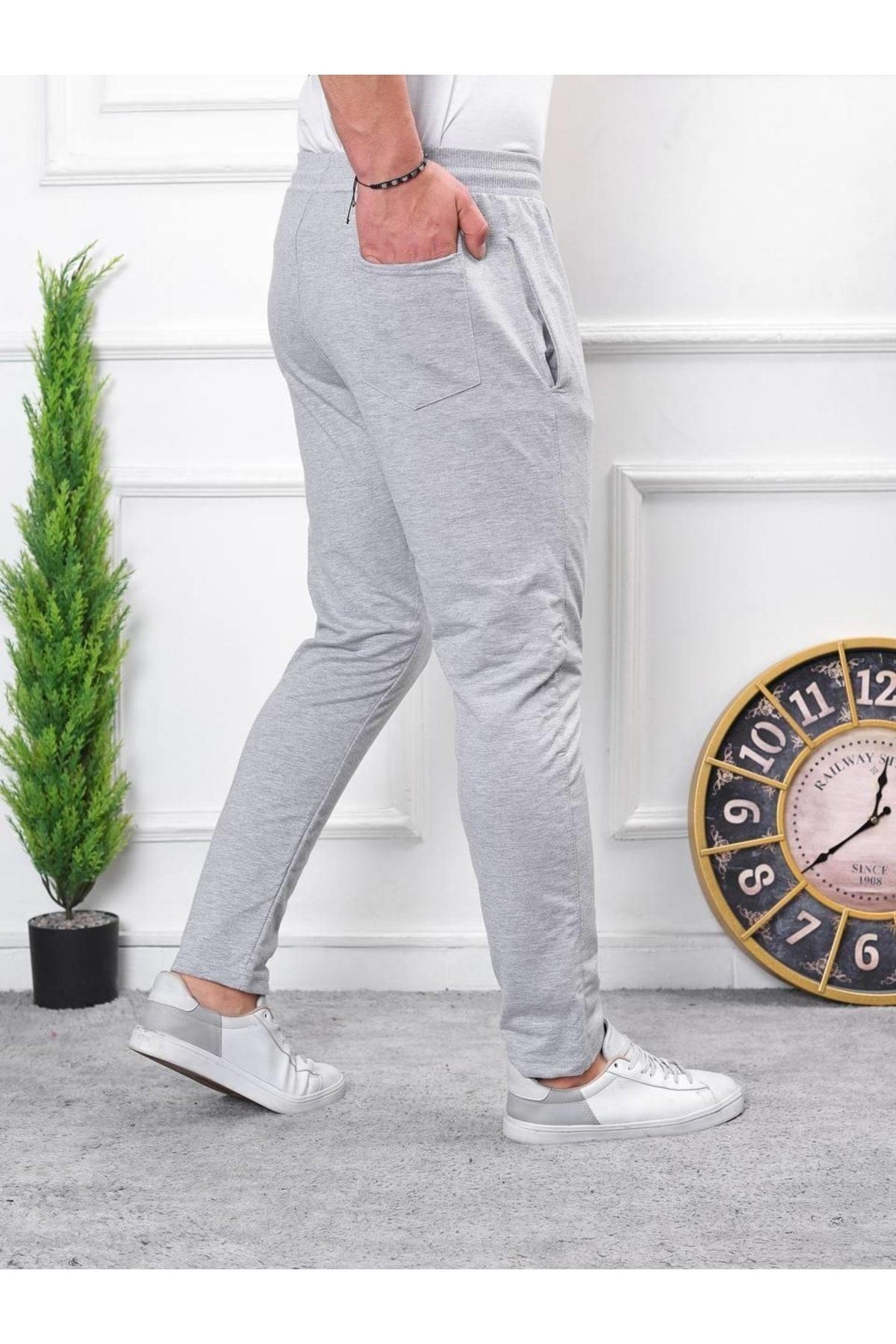 Erkek Iki Iplik Compact Kumaş Baskılı Eşofman