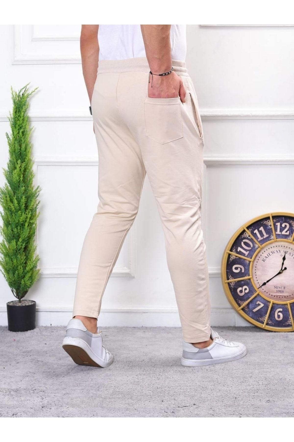 Erkek Iki Iplik Compact Kumaş Baskılı Eşofman