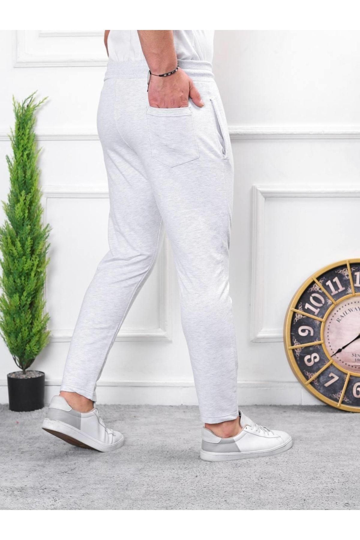 Erkek Iki Iplik Compact Kumaş Baskılı Eşofman