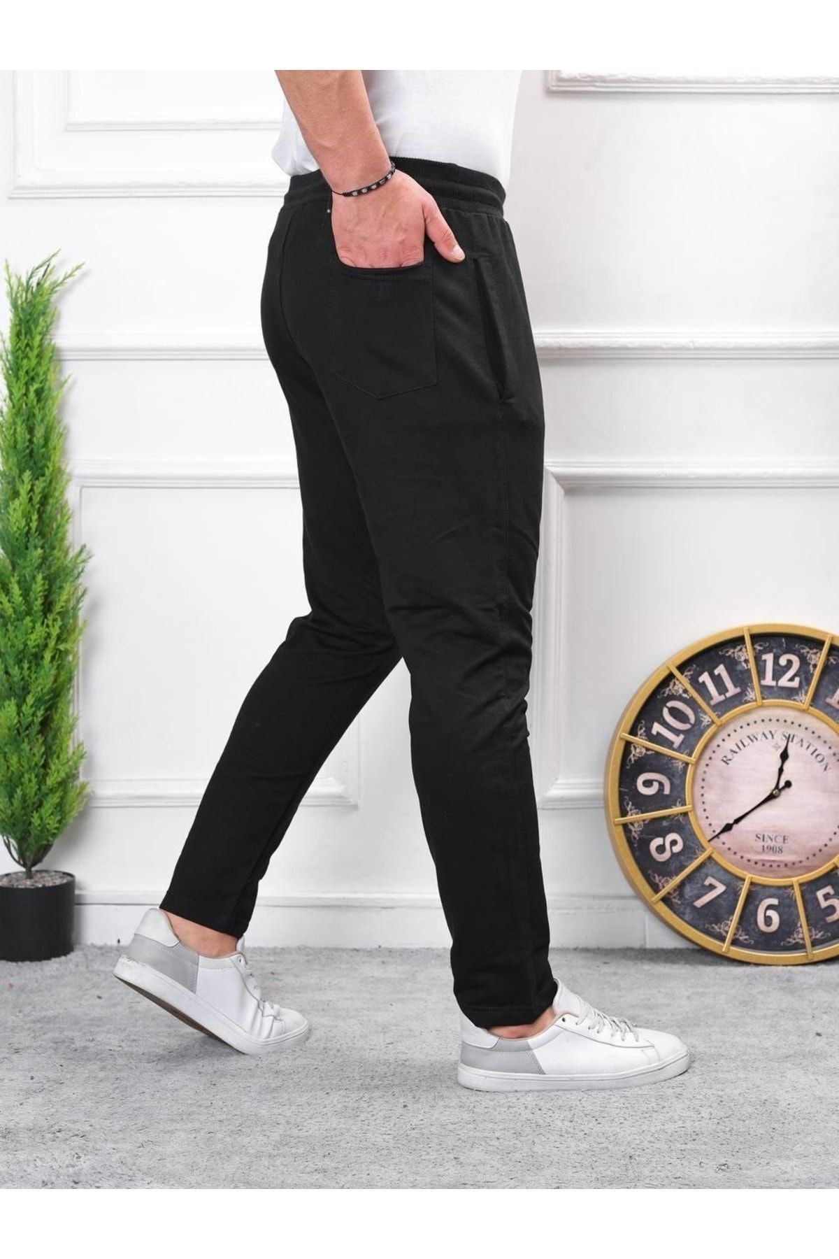 Erkek Iki Iplik Compact Kumaş Baskılı Eşofman