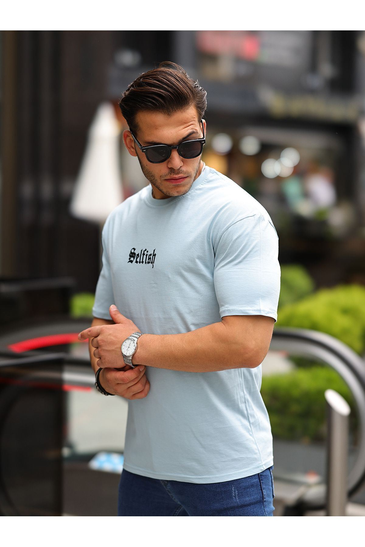 Erkek Oversize T-Shirt SELFİSH