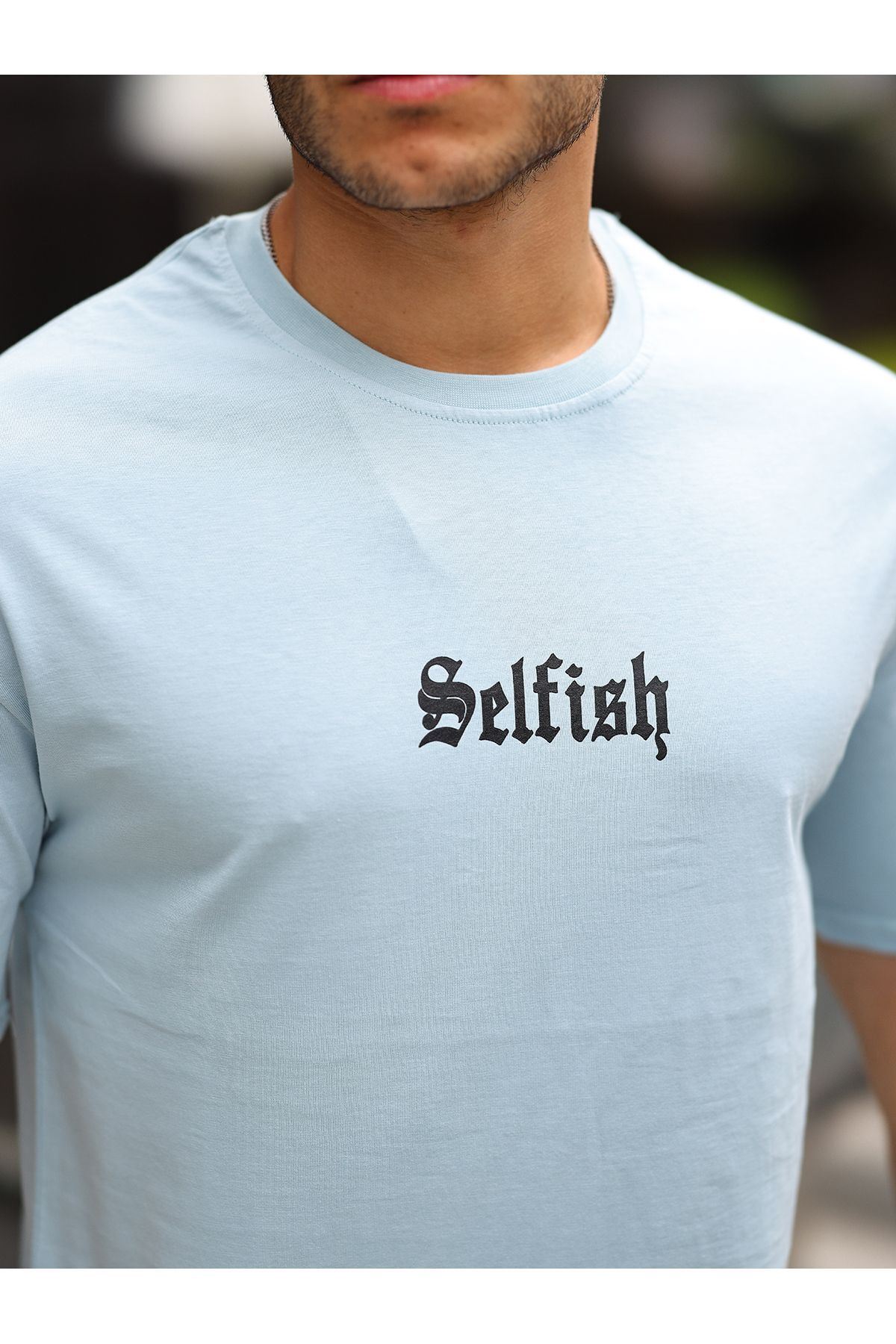 Erkek Oversize T-Shirt SELFİSH