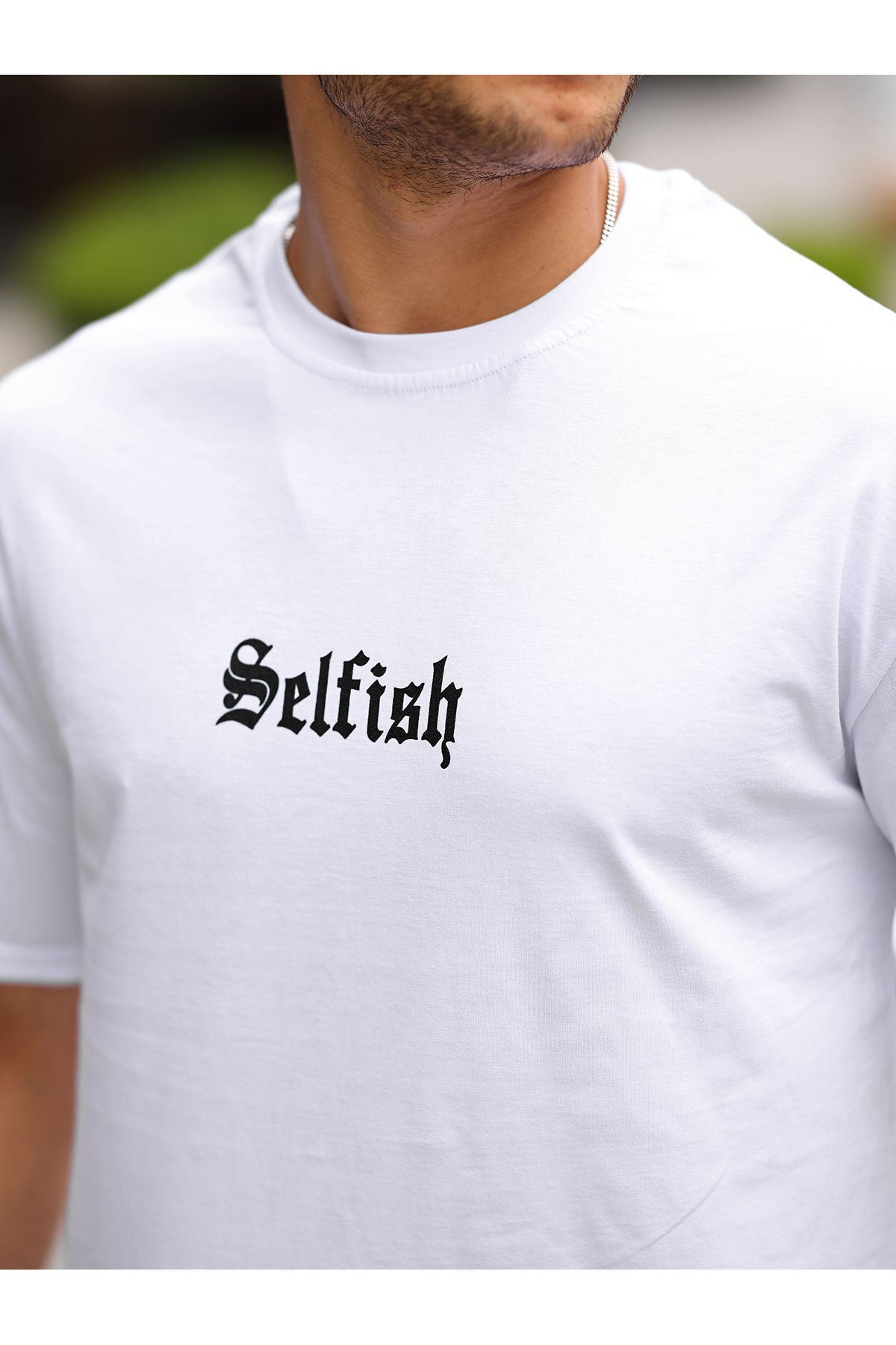 Erkek Oversize T-Shirt SELFİSH