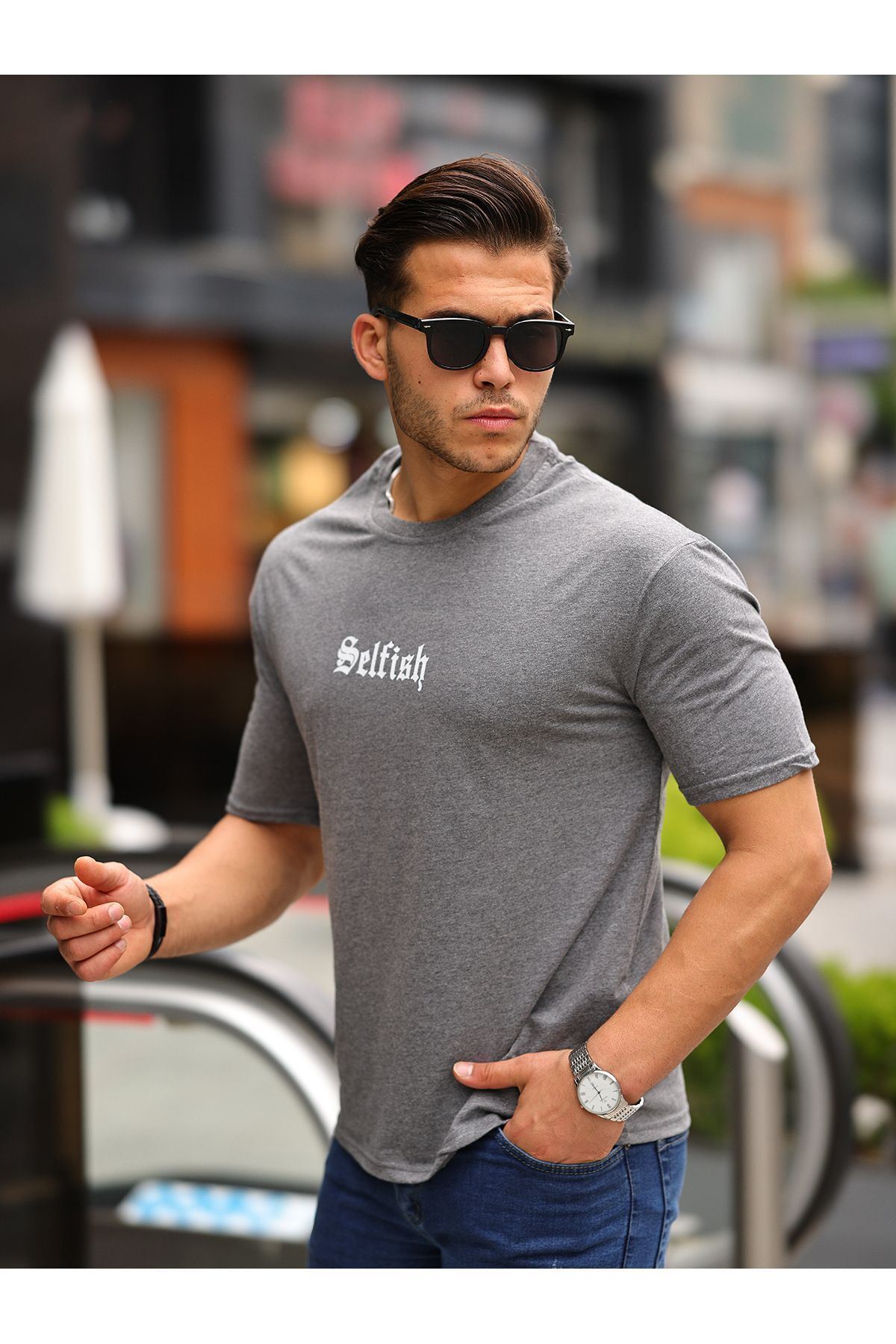 Erkek Oversize T-Shirt SELFİSH