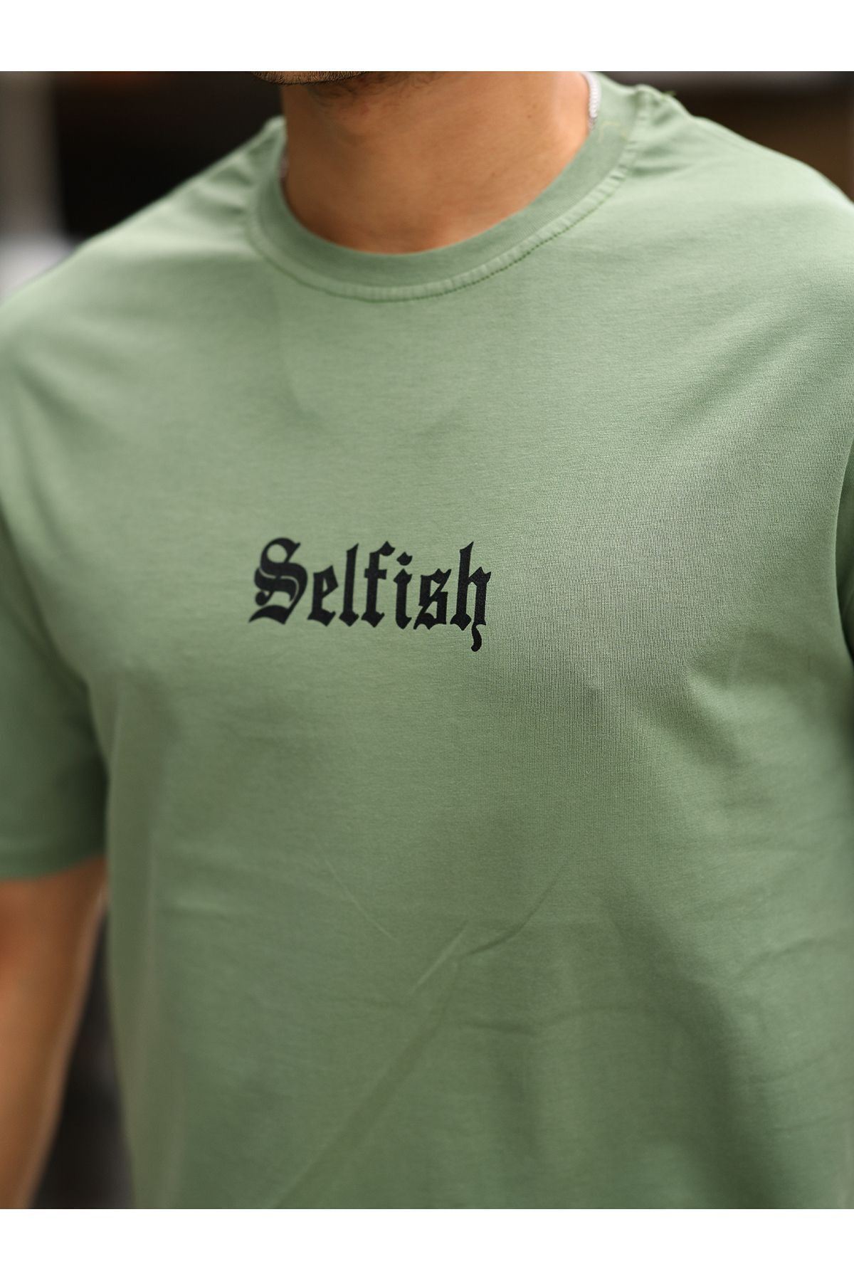 Erkek Oversize T-Shirt SELFİSH