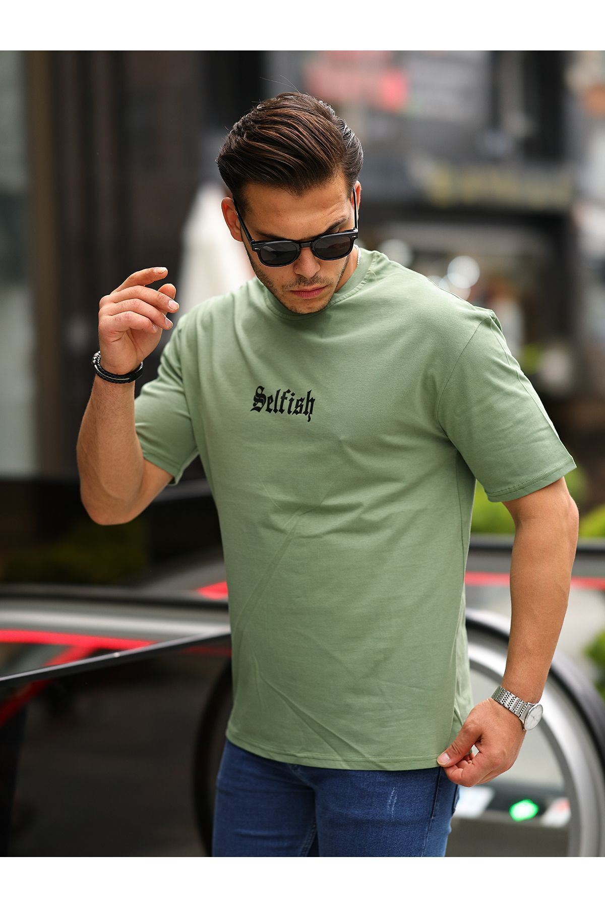 Erkek Oversize T-Shirt SELFİSH