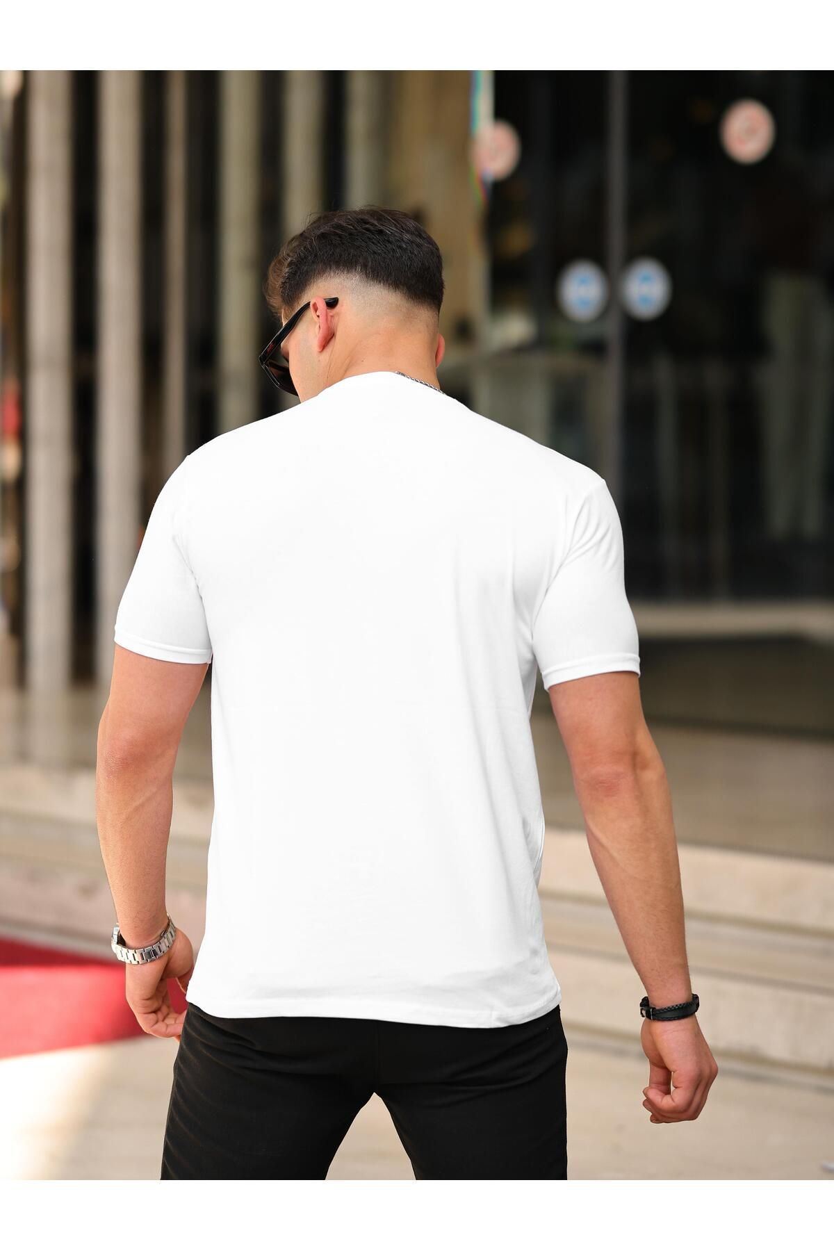 Erkek Slim Fit T-shirt Casablanca