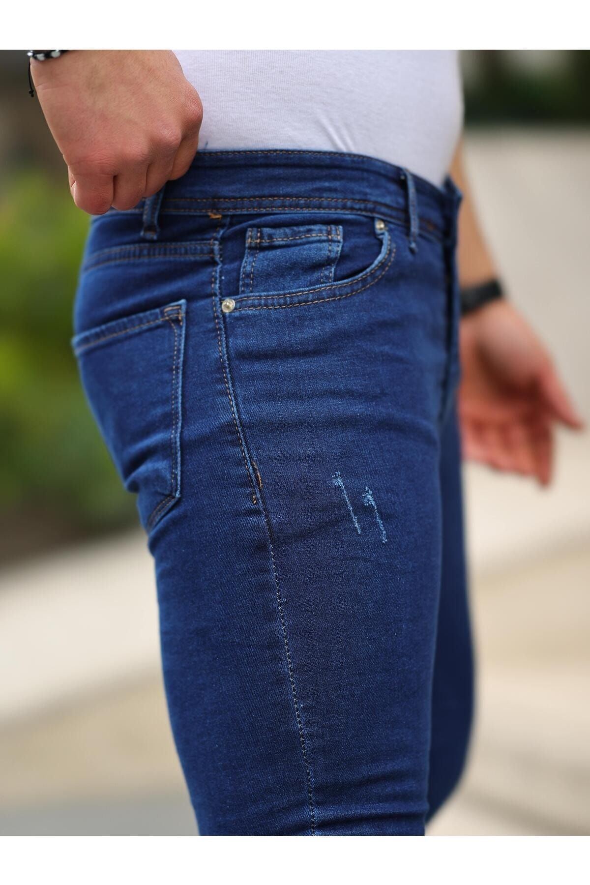 ERKEK SLİM FİT LİKRALI DENİM KOT PANTOLON JEAN