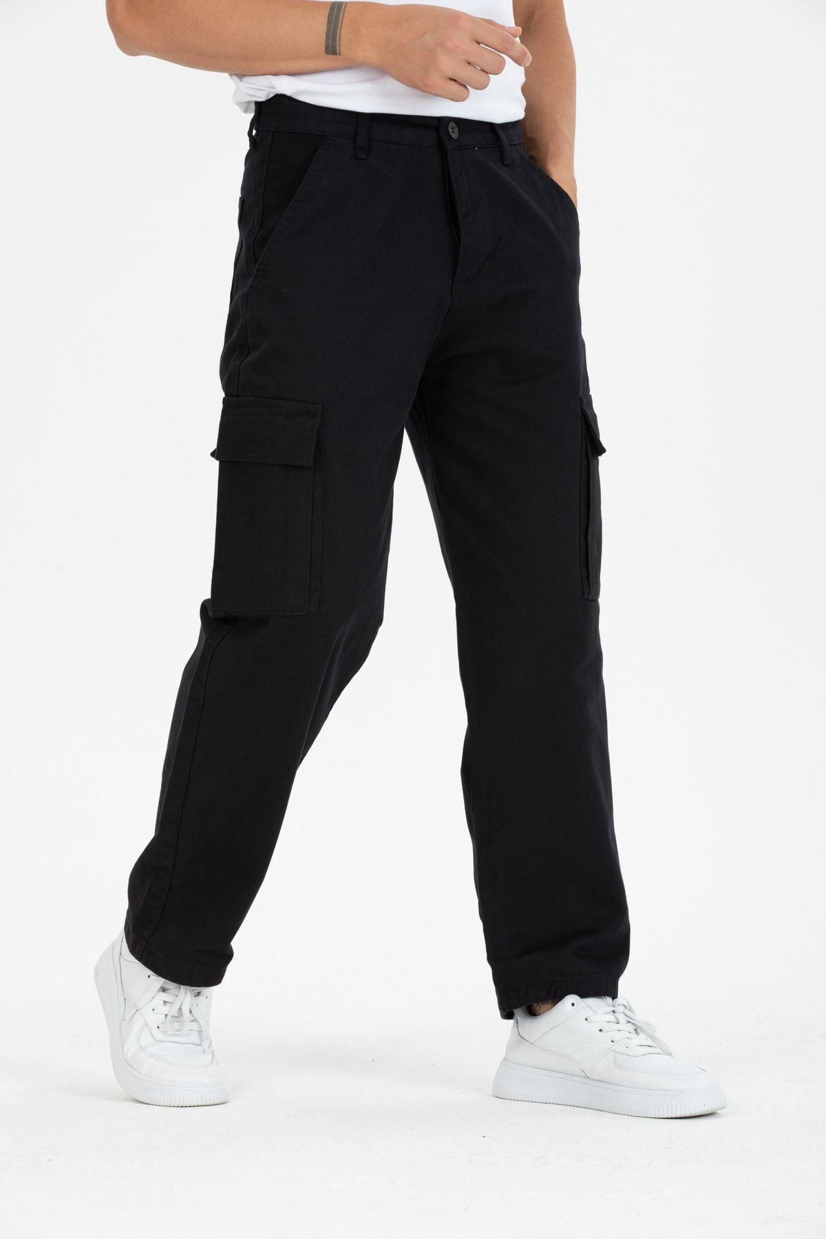 Kargo Cepli Baggy Pantolon