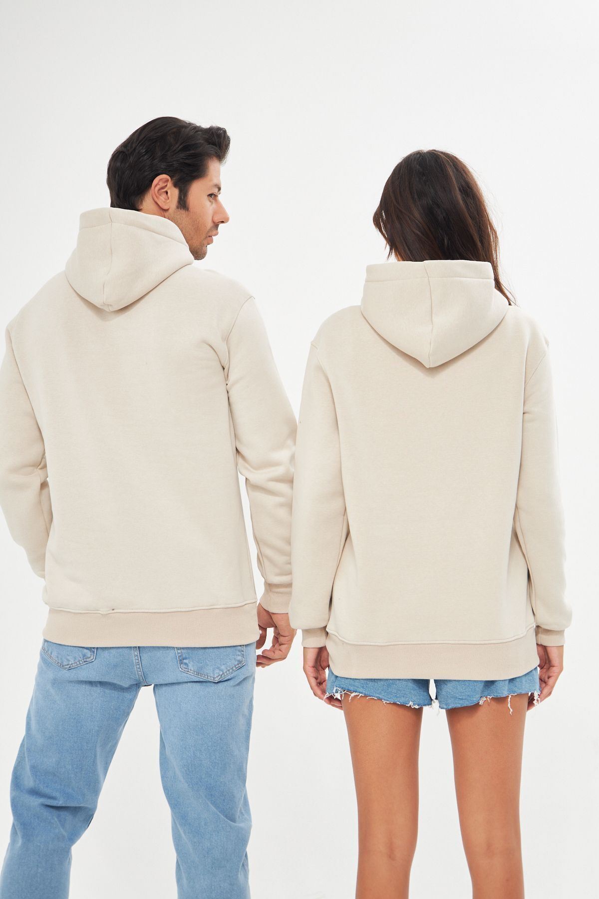 Unisex Oversize Kanguru Cepli Sweatshirt