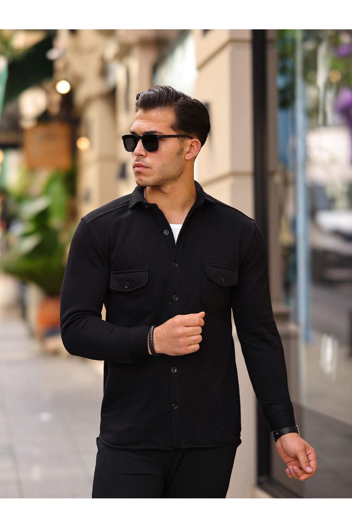 Erkek 3 İplik Rahat Kalıp Gömlek