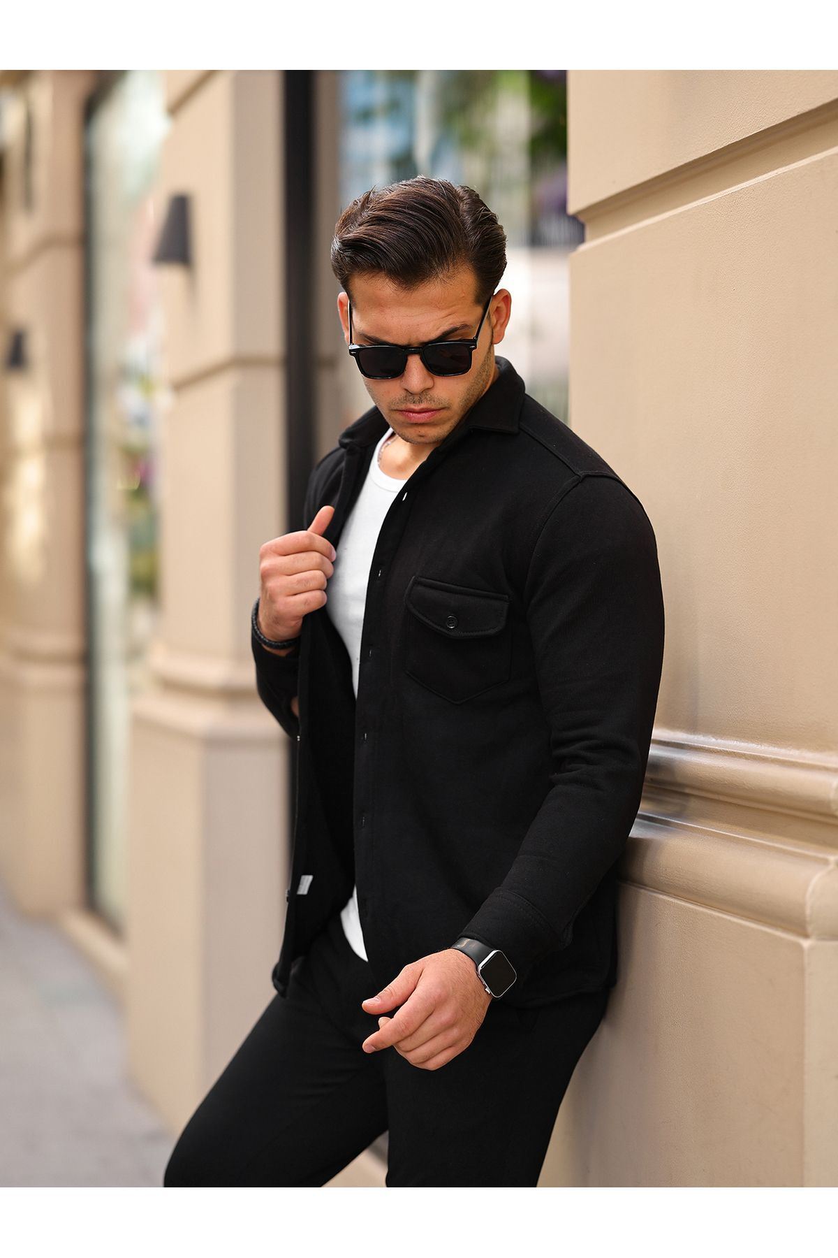 Erkek 3 İplik Rahat Kalıp Gömlek