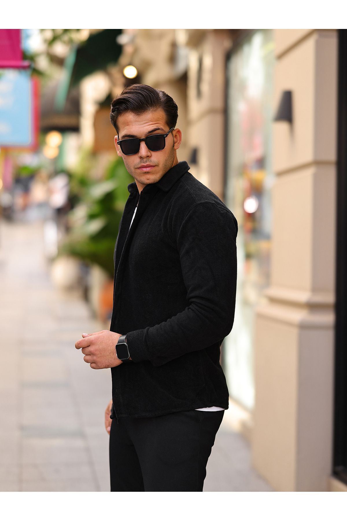 Erkek Polar Rahat Kalıp Gömlek