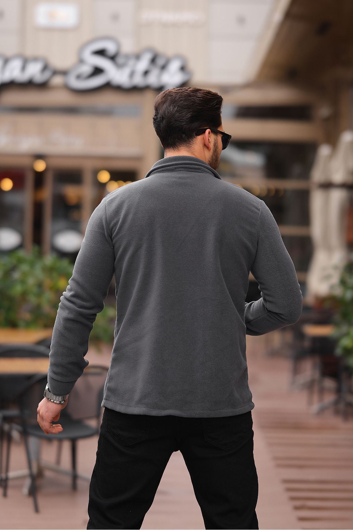 Erkek Polar Rahat Kalıp Gömlek